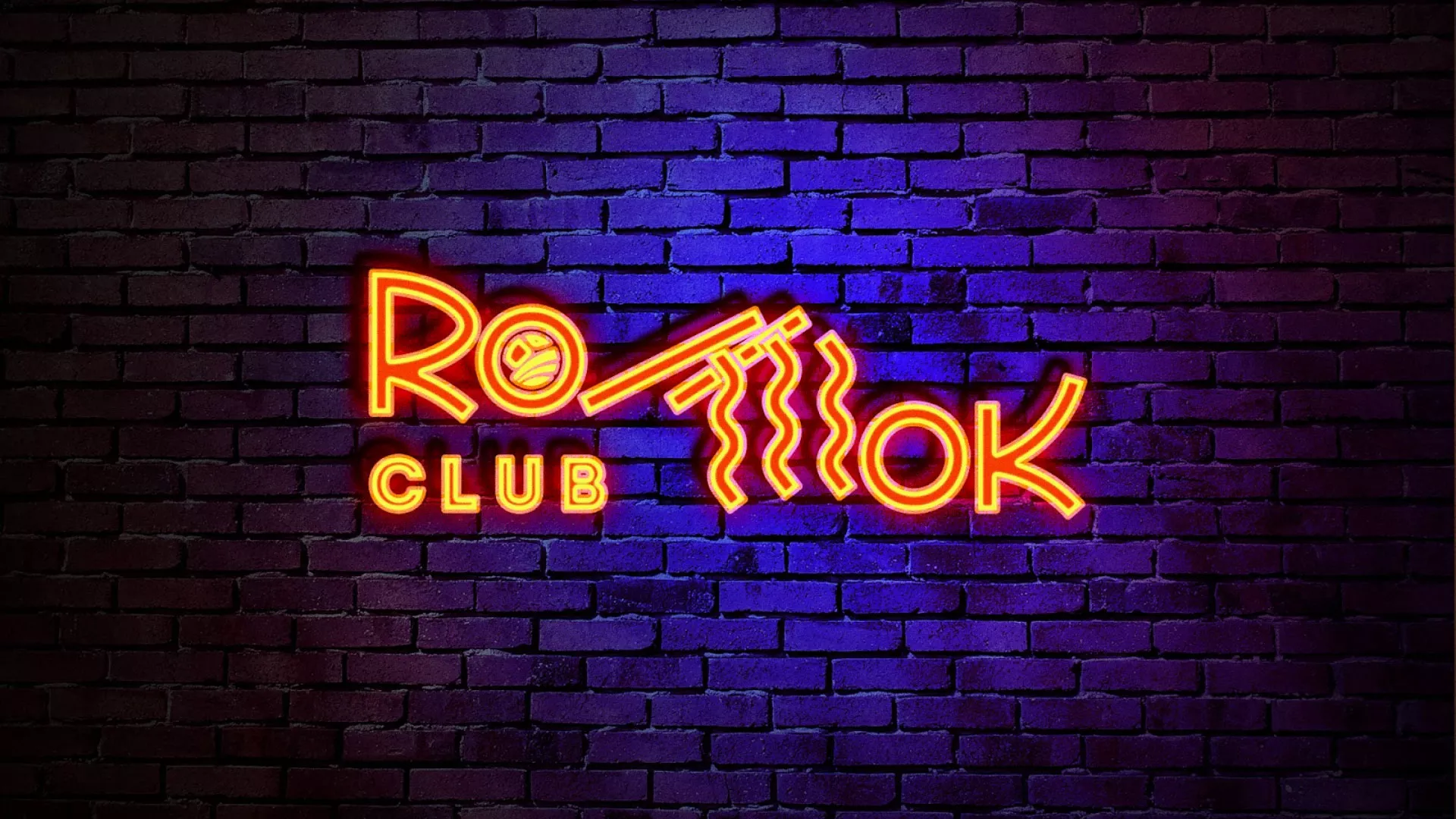 Разработка интерьерной вывески суши-бара «Roll Wok Club» в Тамбове